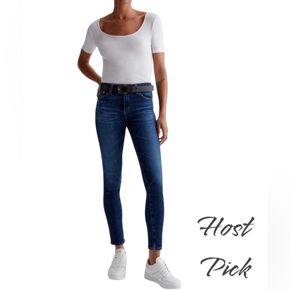 AG Women’s Midrise Stretchy Comfy Denim Legging Size 26R